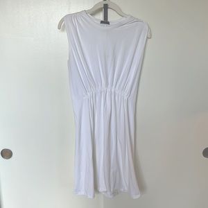 ATM never worn white knee length dress